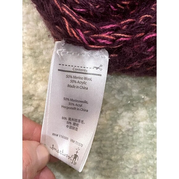 Smartwool Hat Beanie Cap Merino Wool Blend Pink Warm Winter Hiking Skiing Run - Picture 6 of 6